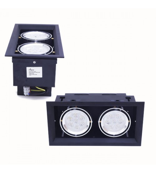 HiLed Grill Ceiling Light 2 x 7W